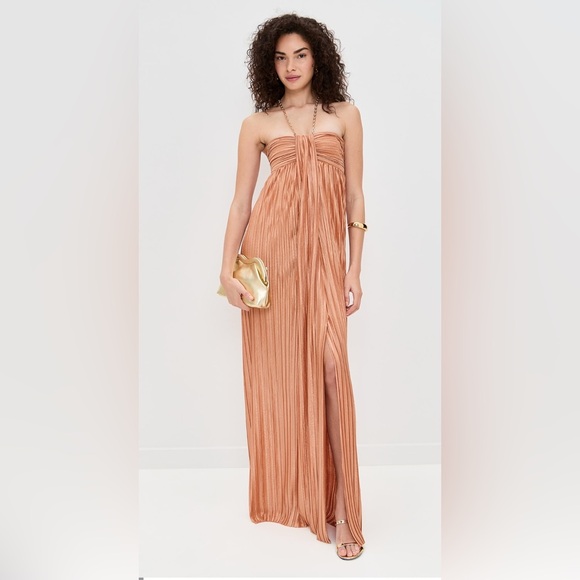 Sabina Musayev Dresses & Skirts - Sabina Musayev Nicola Strapless Dress in Copper as size Medium. Sold out! NWT